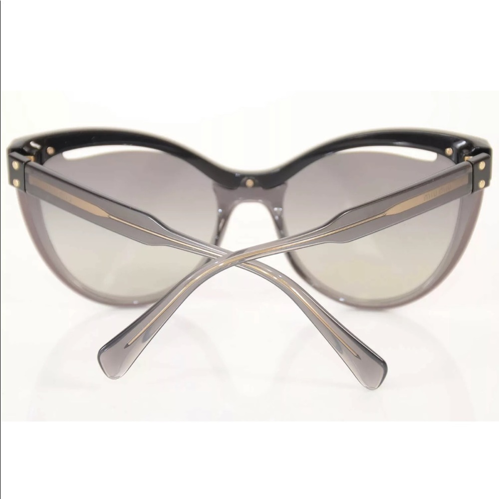 MIU MIU NEW Translucent Cat Eye Sunglasses - Picture 4 of 6